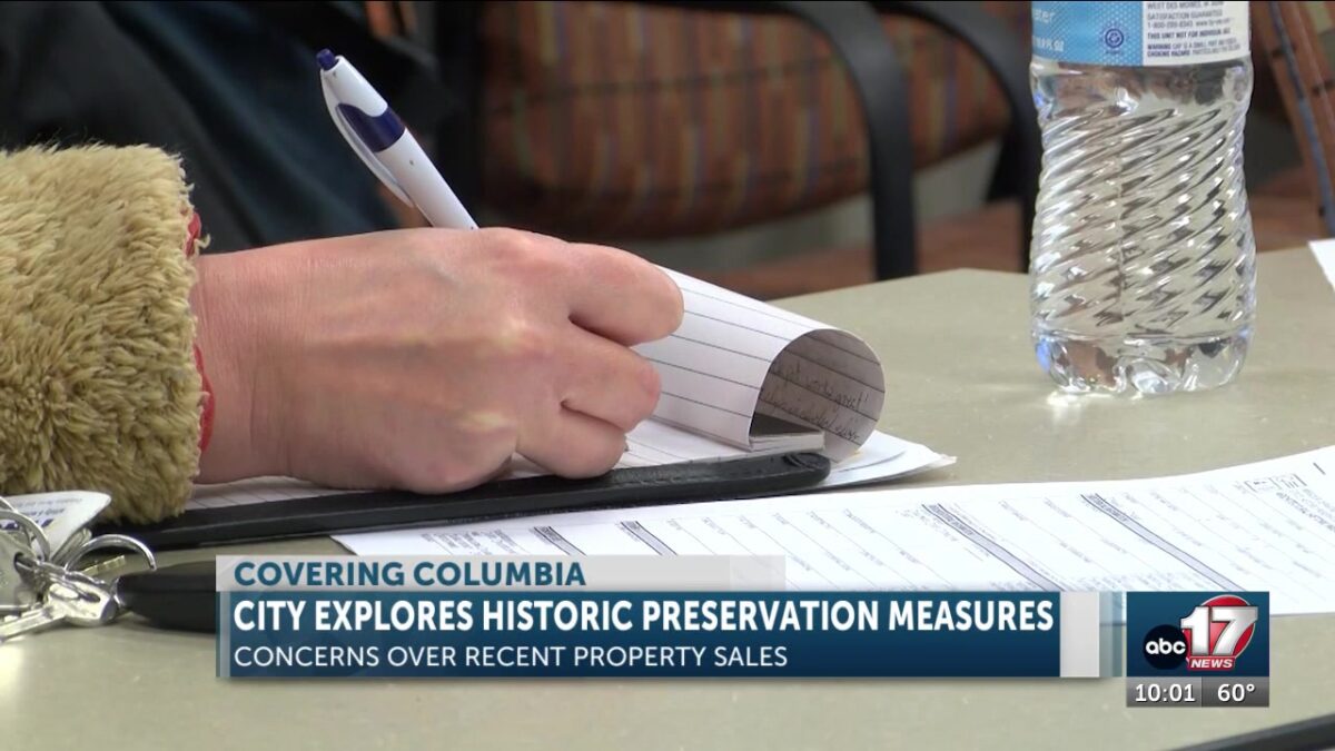 Columbia explores historic preservation measures amid concerns over property sales