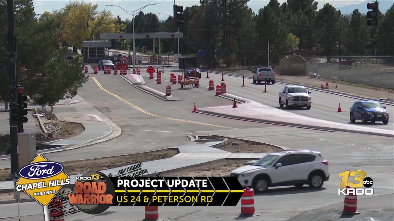 DRIVER ALERT: Major traffic shift happens Wednesday at Peterson Road double roundabout project in Colorado Springs