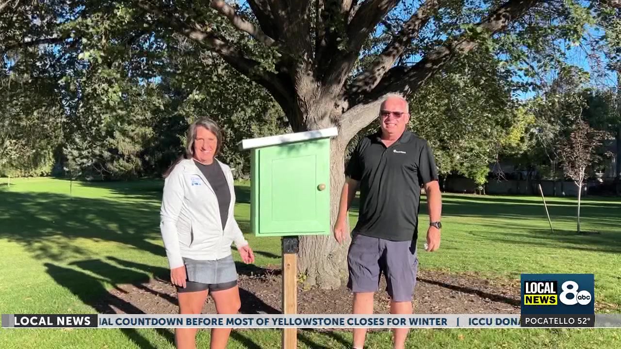 Idaho Falls Community Helps Couple Rebuild Little Library for a Third Time