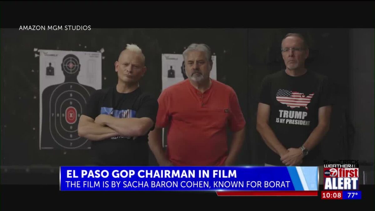El Paso GOP chairman appears in upcoming Sacha Baron Cohen comedy film