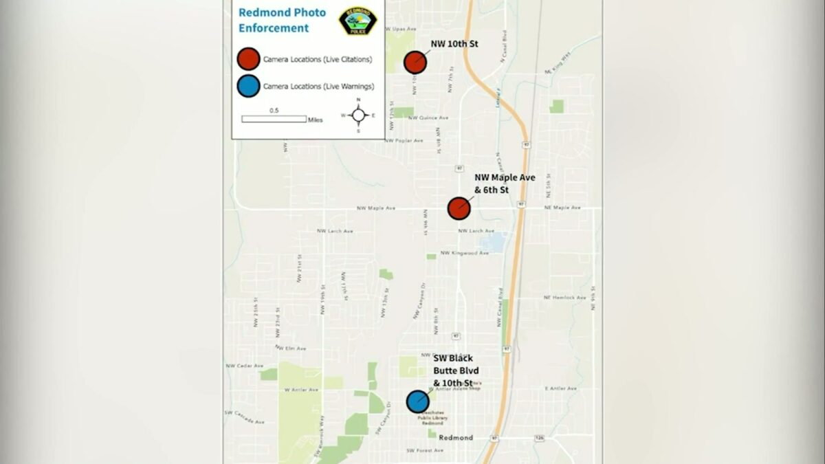 Redmond photo radar citations begin Oct. 15 on Blackbutte Boulevard