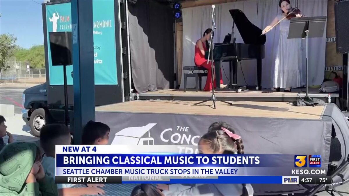 Seattle Chamber Music Truck brings live music to Coachella Valley students