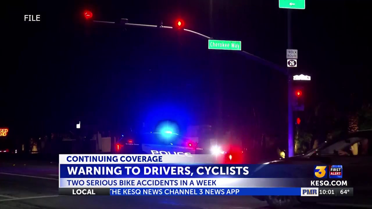 Police urge caution after serious bicycle crashes in Palm Springs