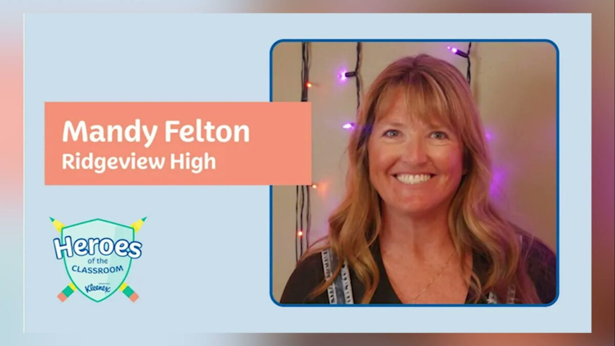 Ridgeview teacher Amanda Felton named finalist in national contest