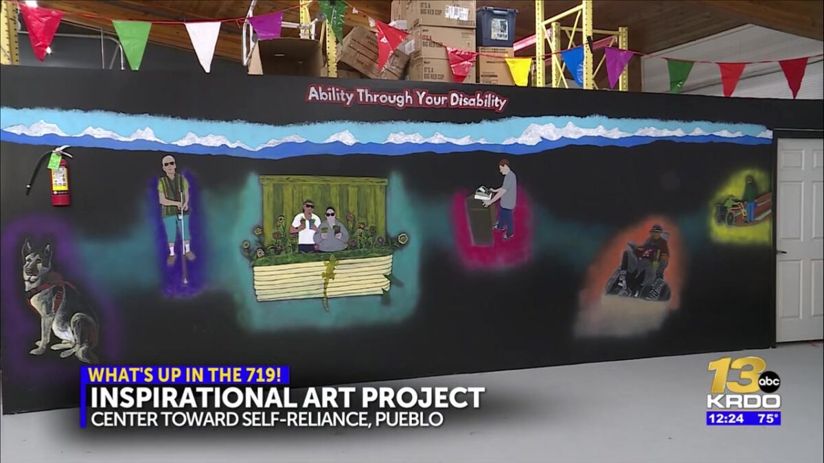 Center Toward Self-Reliance commissions art piece from consumers it helps