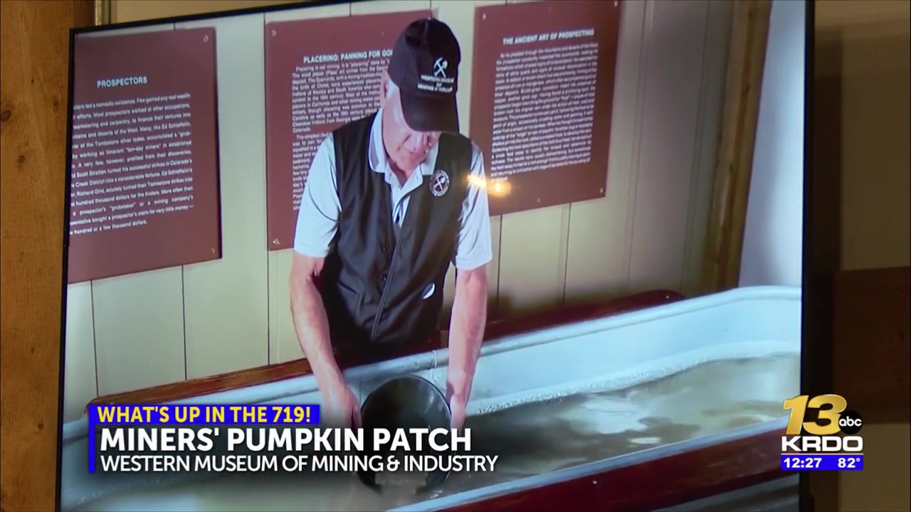 The Miners’ pumpkin patch: Smashing rocks and gourds at the Western Museum of Mining & Industry