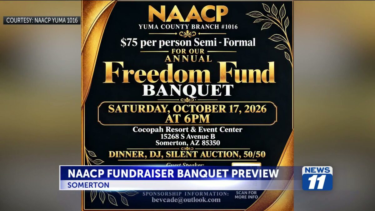 NAACP Yuma County Branch #1016 to host fundraiser banquet