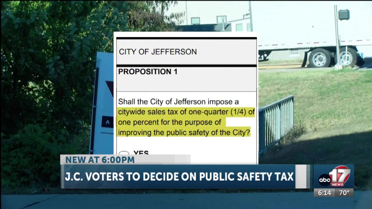 Jefferson City voters to decide on public safety sales tax increase