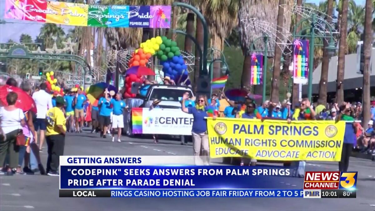 Human rights advocacy group seeks answers from Palm Springs Pride after parade rejection