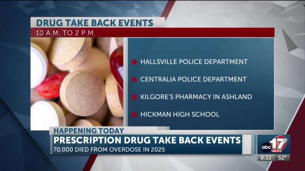 Drug Take Back Day events held throughout Boone County Saturday