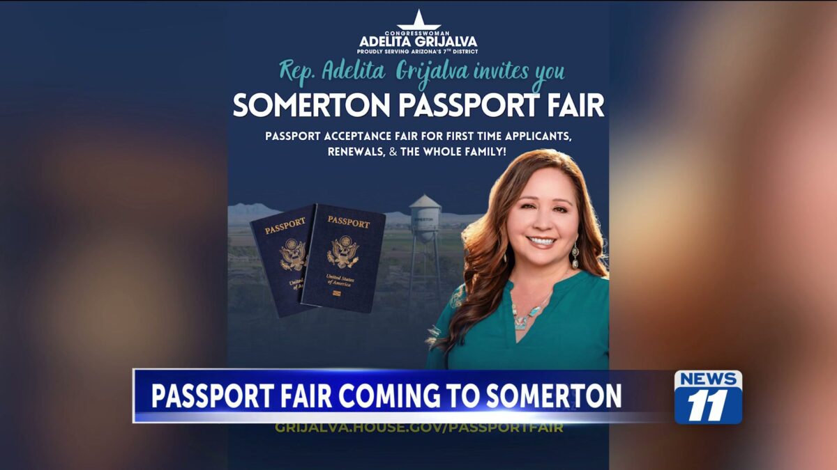Rep. Adelita Grijalva talks about upcoming passport fair in Somerton