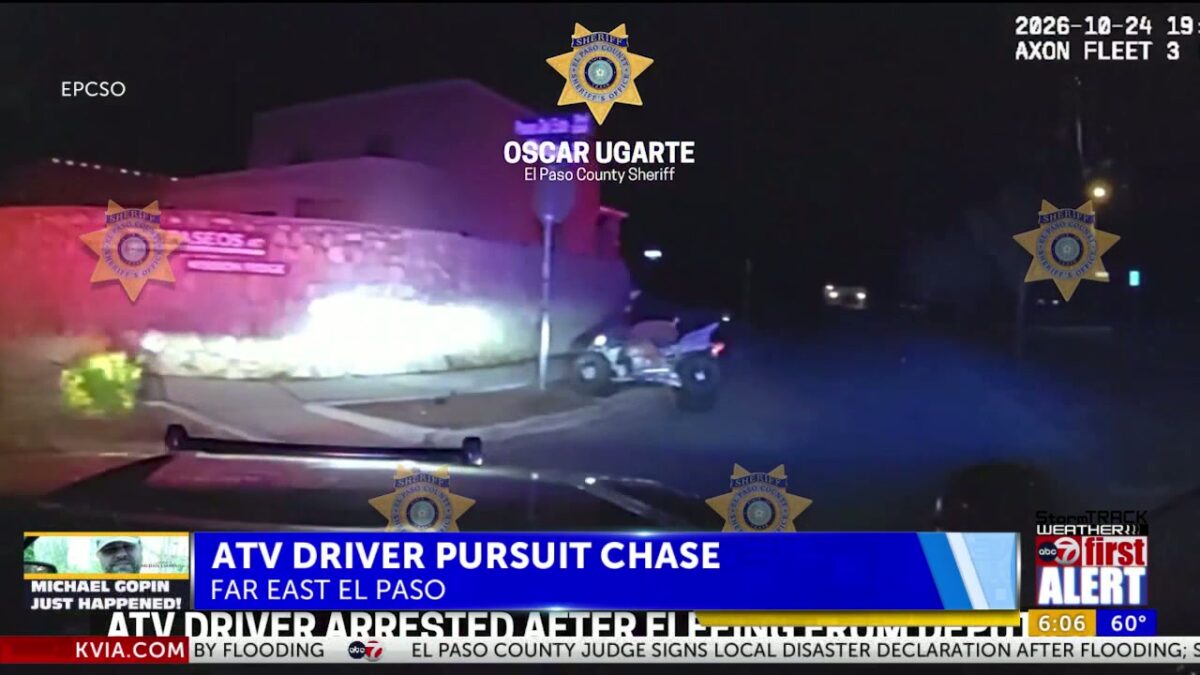 WATCH: ATV driver arrested after brief chase