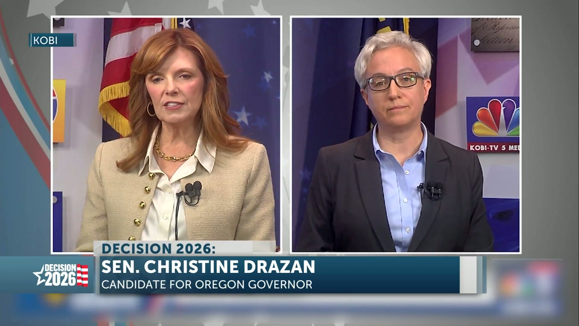 Tina Kotek and Christine Drazan clash over data centers in Medford debate