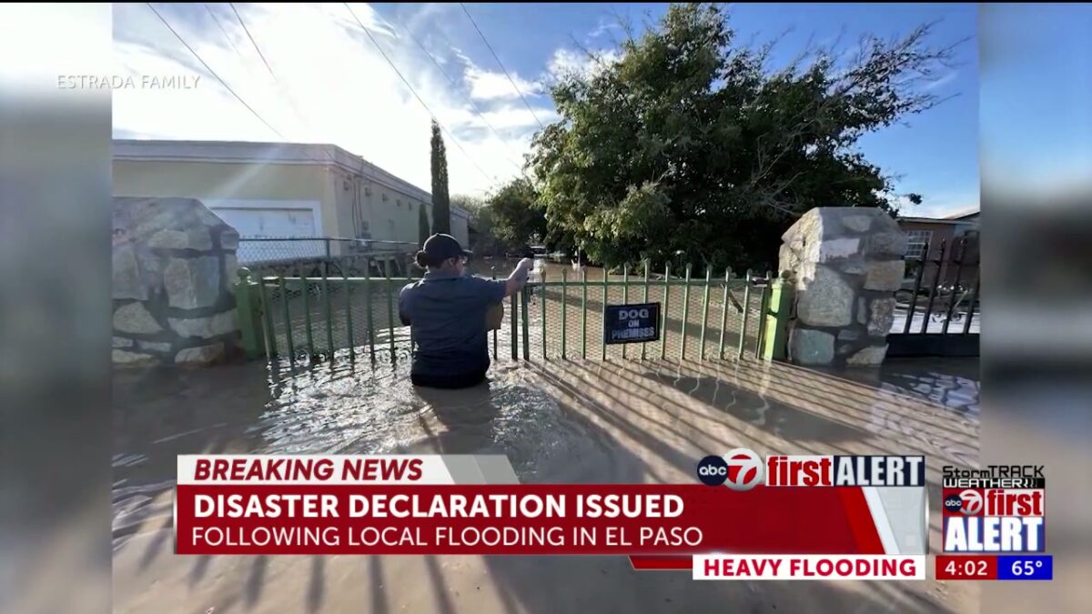 Abbott issues state disaster declaration for El Paso County during visit