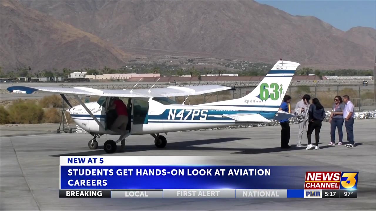 Desert Hot Springs students get hands-on look at aviation careers