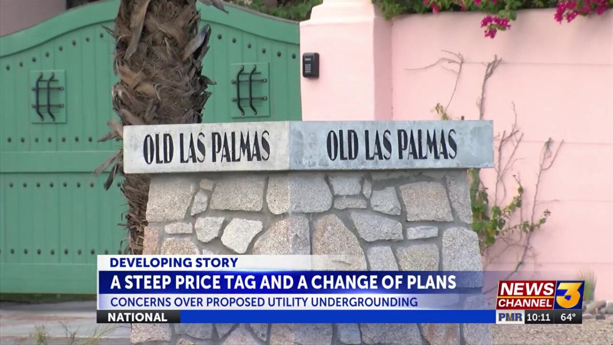 Palm Springs homeowners raise concerns over proposed utility undergrounding project