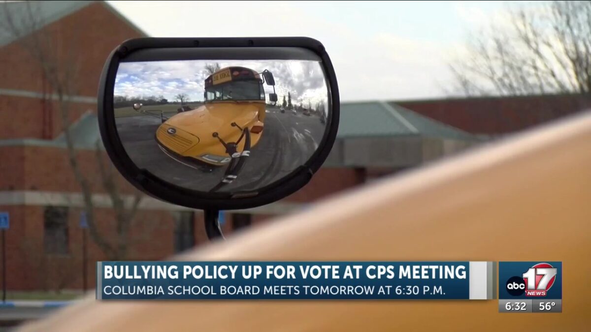 Columbia Public School Board to consider bullying policy Monday