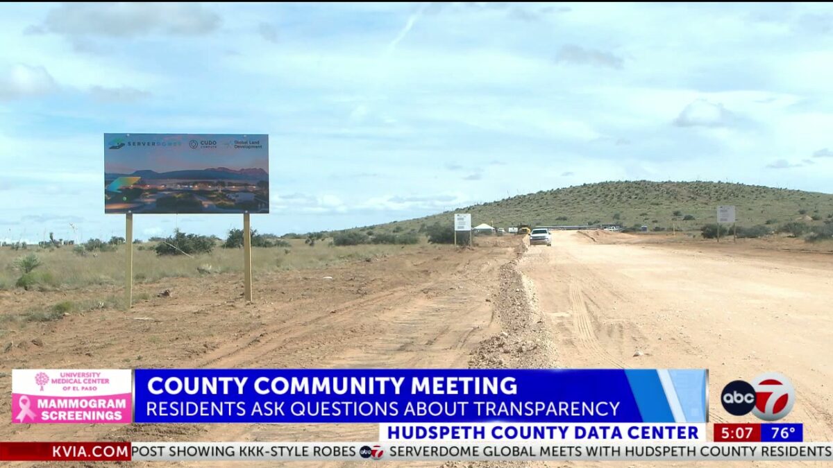 ServerDome Global meets with Hudspeth County residents about data center