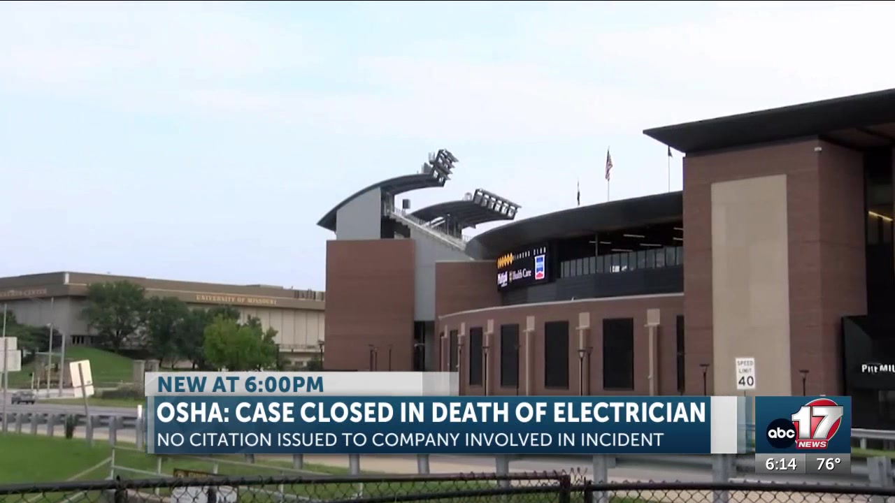 No OSHA citations issued in electrician’s death from work at Memorial Stadium