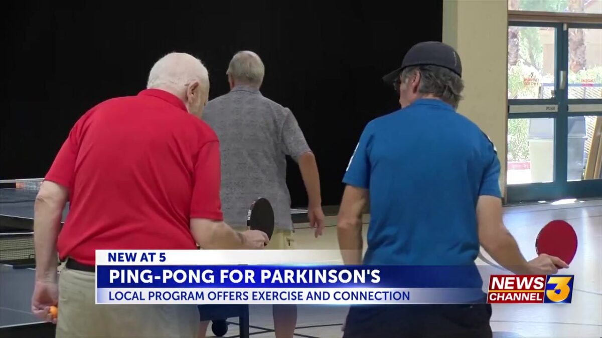 Ping-pong offers exercise and connection for people living with Parkinson’s