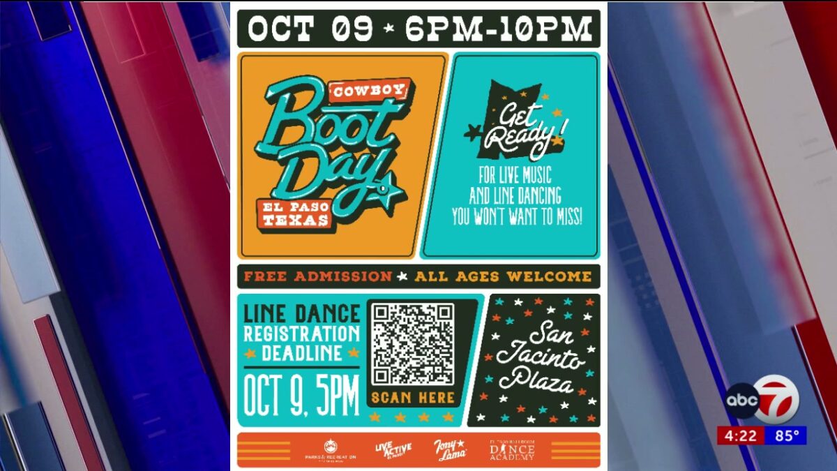 El Paso to Celebrate National Cowboy Boot Day with Dancing and Western Flair