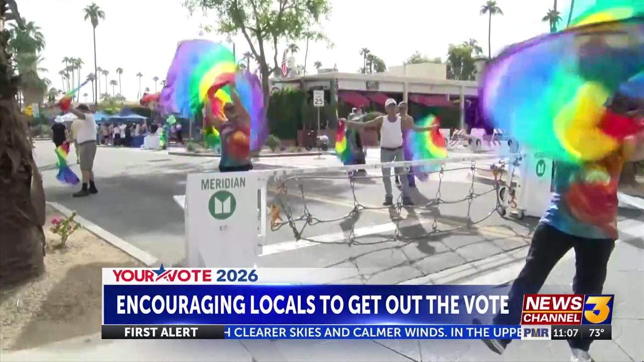 Palm Springs hosts voter registration