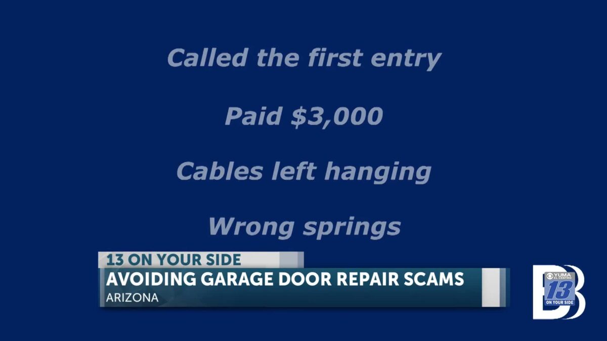 Better Business Bureau: How to avoid garage door repair scams