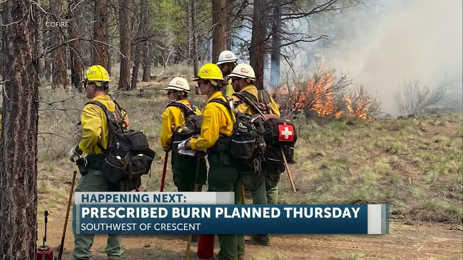 Happening Tomorrow: Prescribed burn planned southwest of Crescent